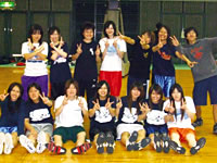 女子バスケットボール部写真