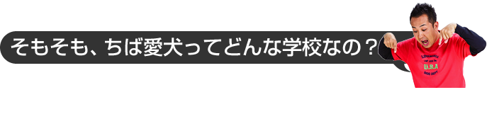 そもそも、ちば愛犬ってどんな学校なの？